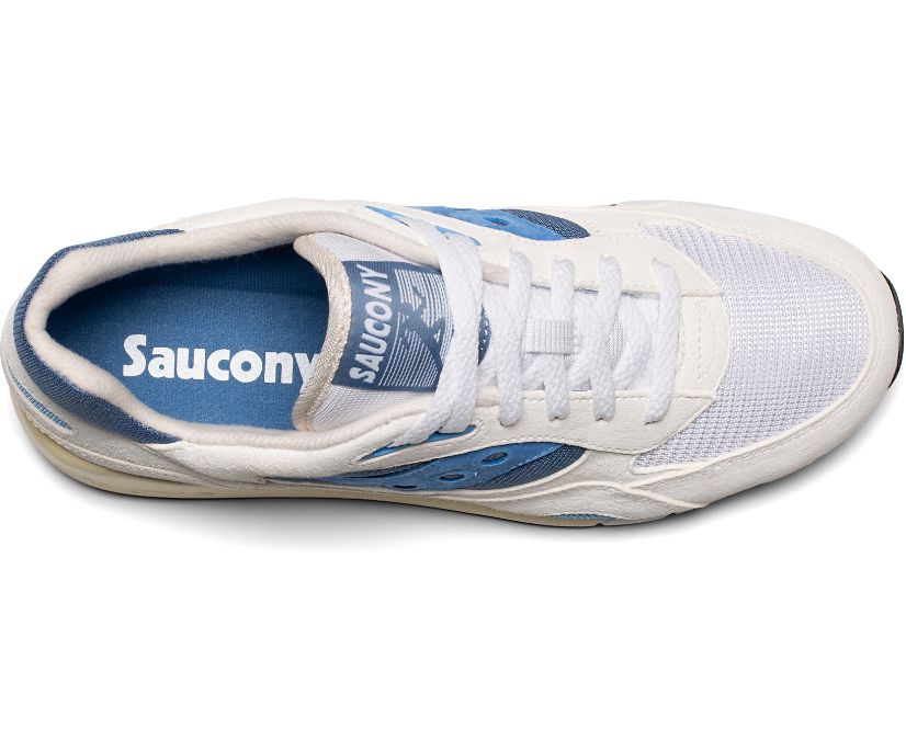 Saucony Shadow 6000 Women's Originals White / Blue | AU 073XYUF